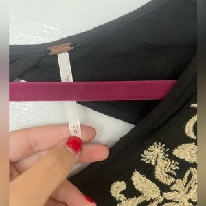 Free people floral dress with cutout